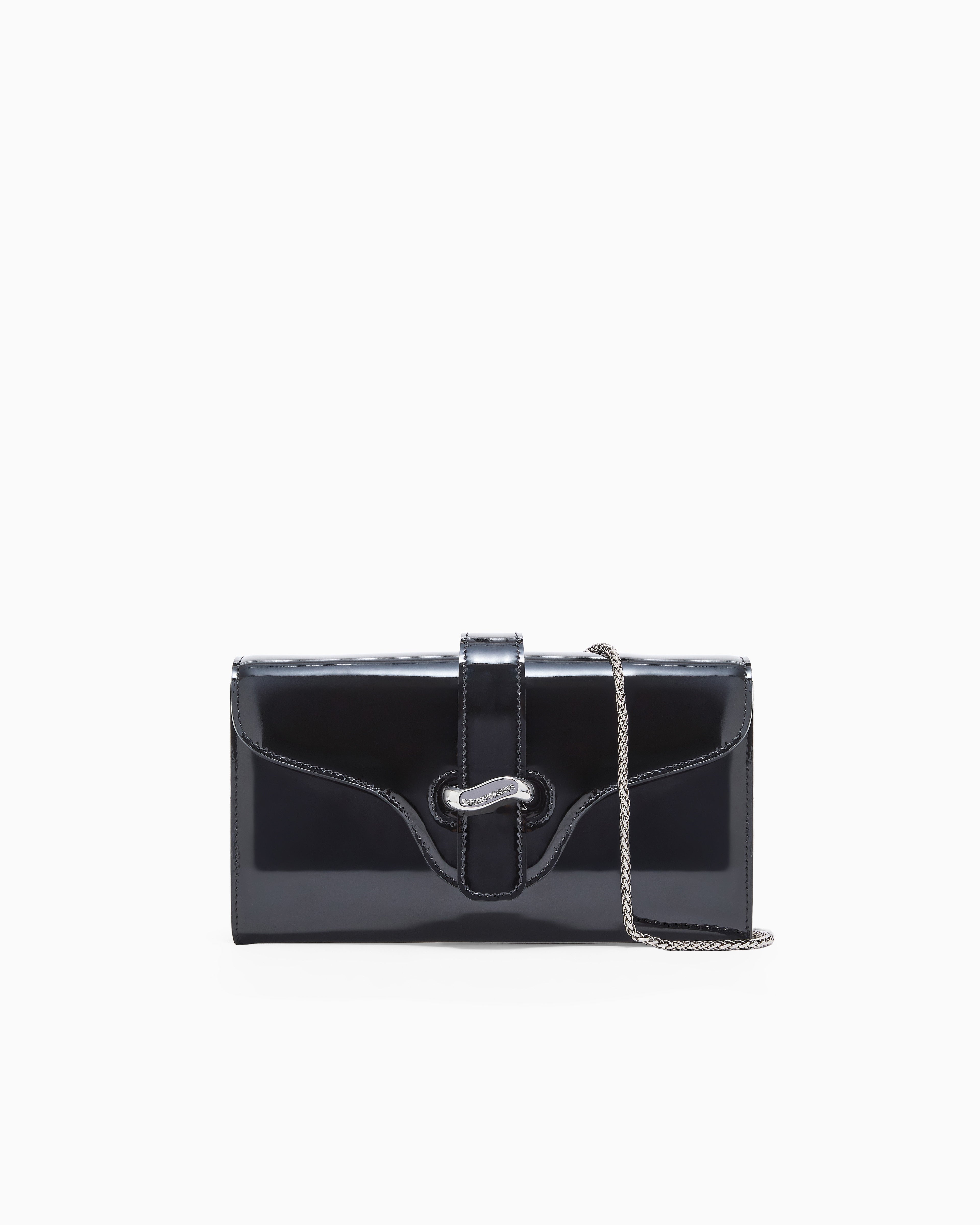 Emporio Armani Patent leather mini shoulder bag
