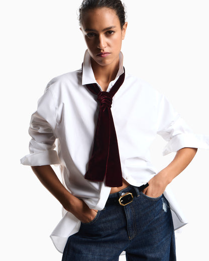 Emporio Armani Velvet bow tie