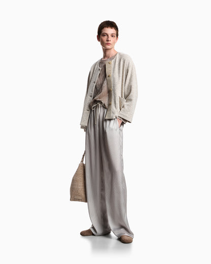 Emporio Armani Bouclé jacquard jersey jacket