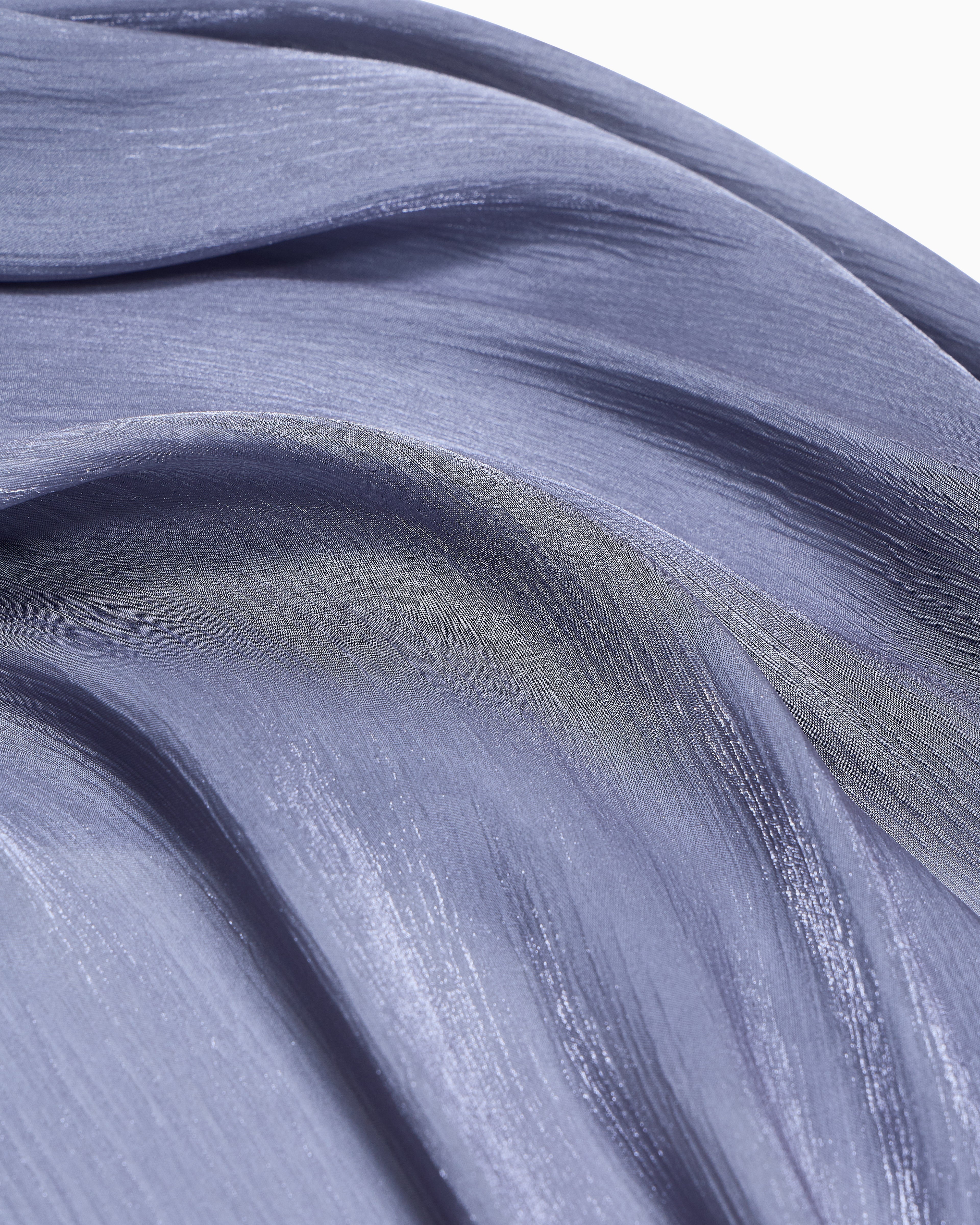 Emporio Armani Lightweight sheer scarf with a subtle sheen