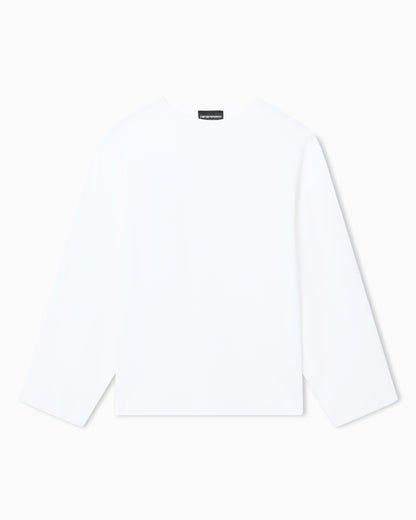Emporio Armani Link-stitch knit jumper