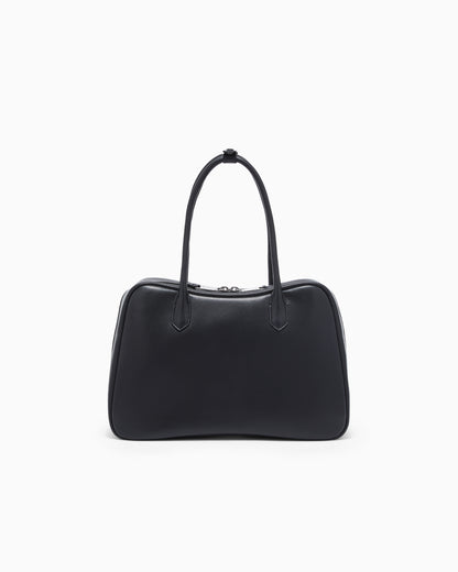 Emporio Armani Eagle Club capsule collection soft leather shoulder bag