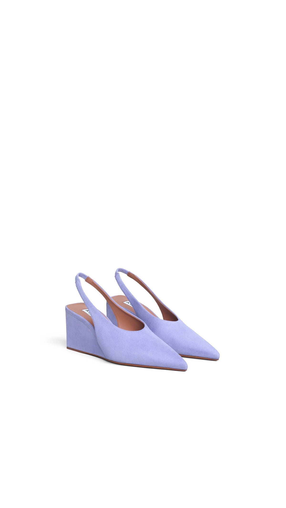 Alaïa Cube Slingbacks In Suede