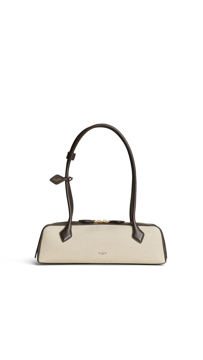 Alaïa Le Teckel Medium Bag In Canvas