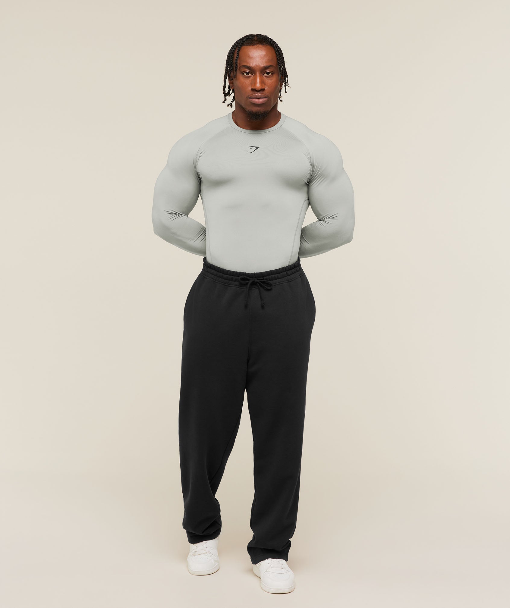 Gymshark Element Baselayer Long Sleeve T-Shirt Smokey Grey