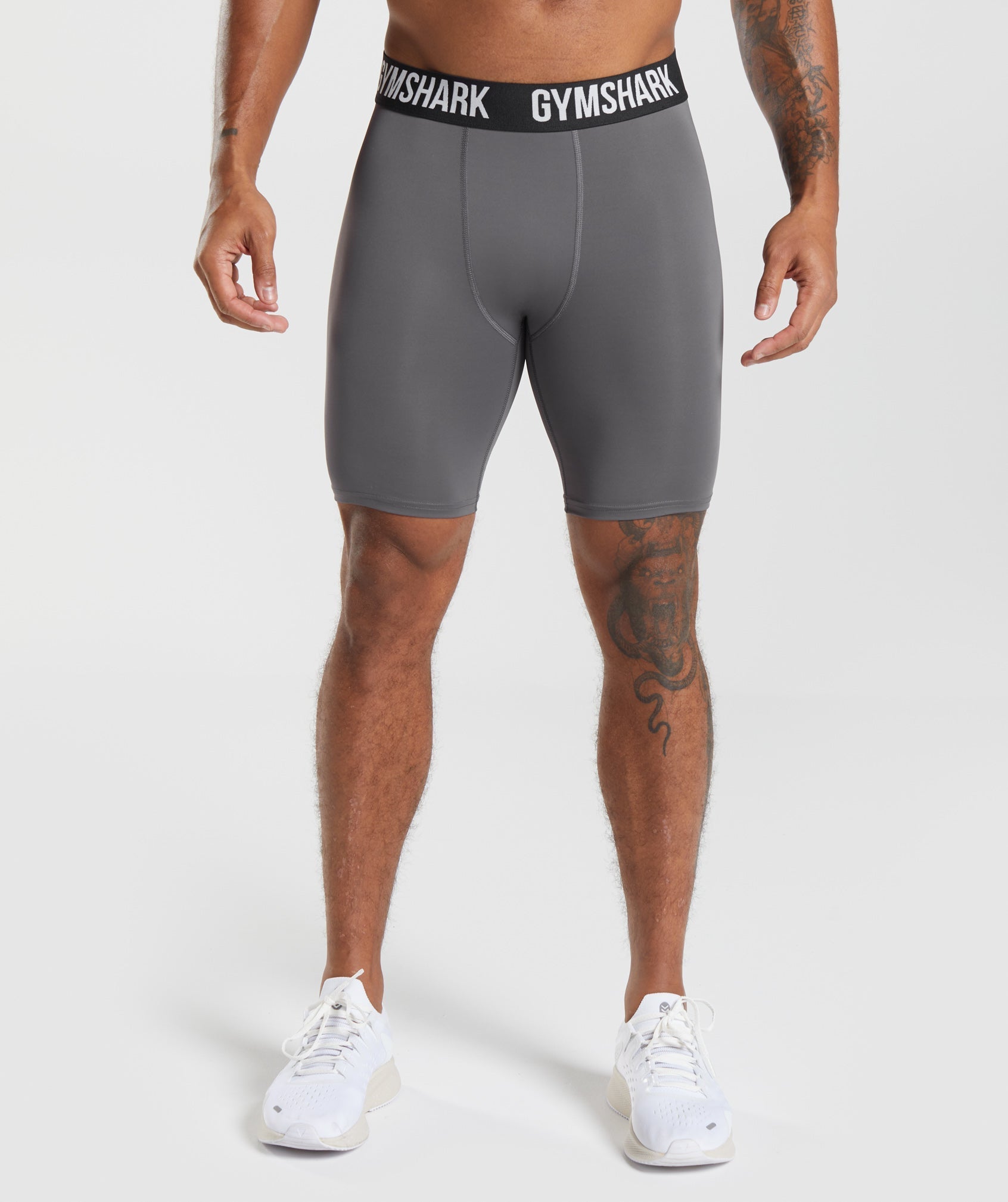 Gymshark Element Baselayer Shorts Silhouette Grey