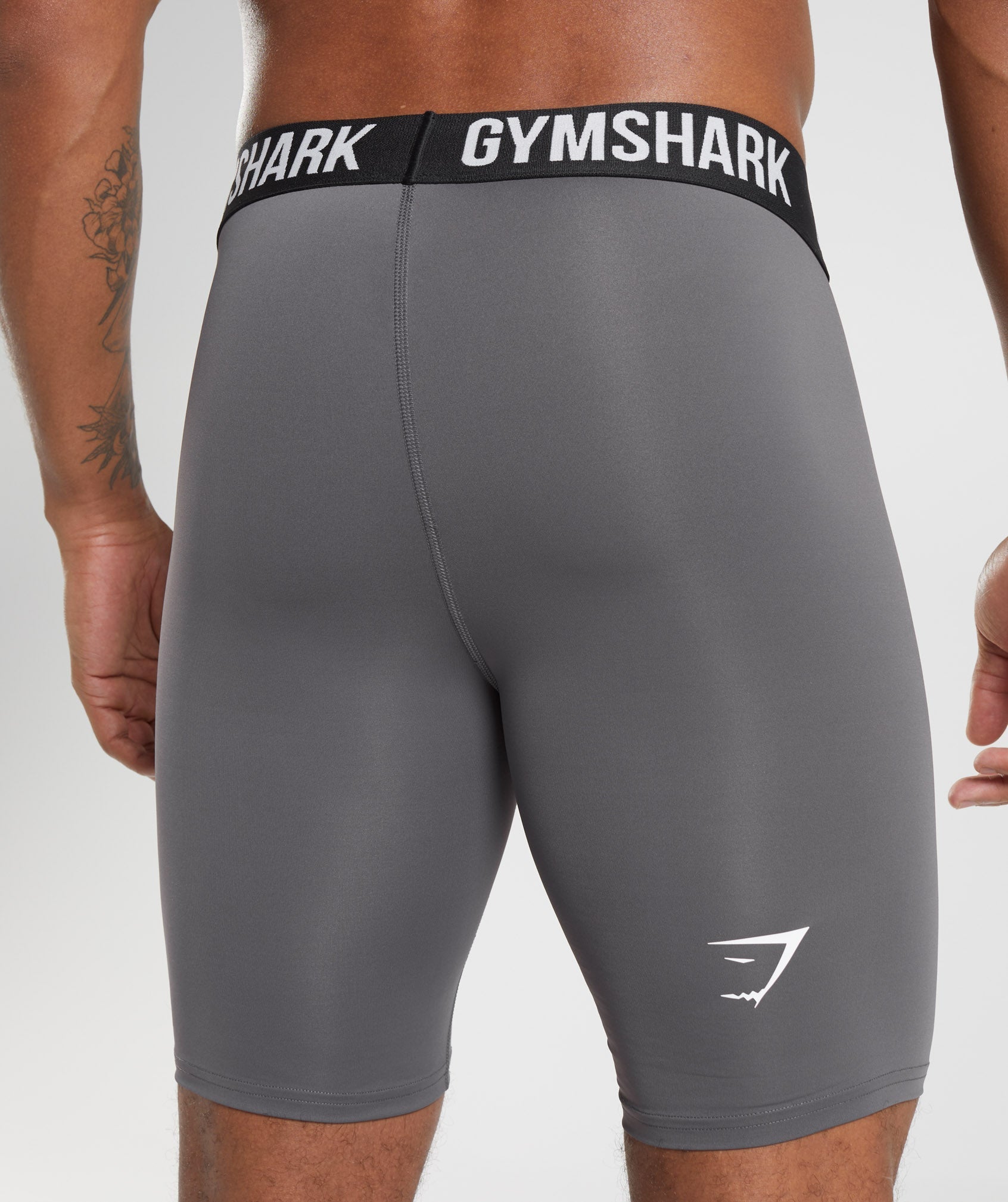 Gymshark Element Baselayer Shorts Silhouette Grey