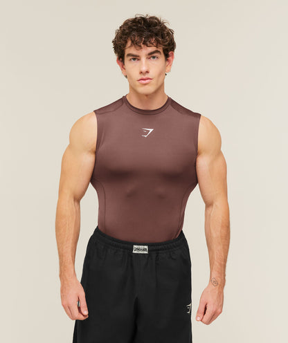 Gymshark Element Tank Espresso Brown