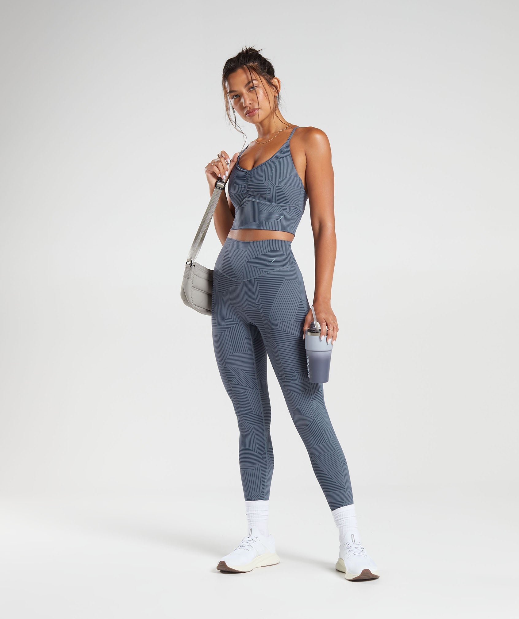 Women's Gymshark Elevate Leggings Evening Blue