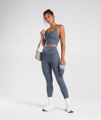 Women's Gymshark Elevate Leggings Evening Blue
