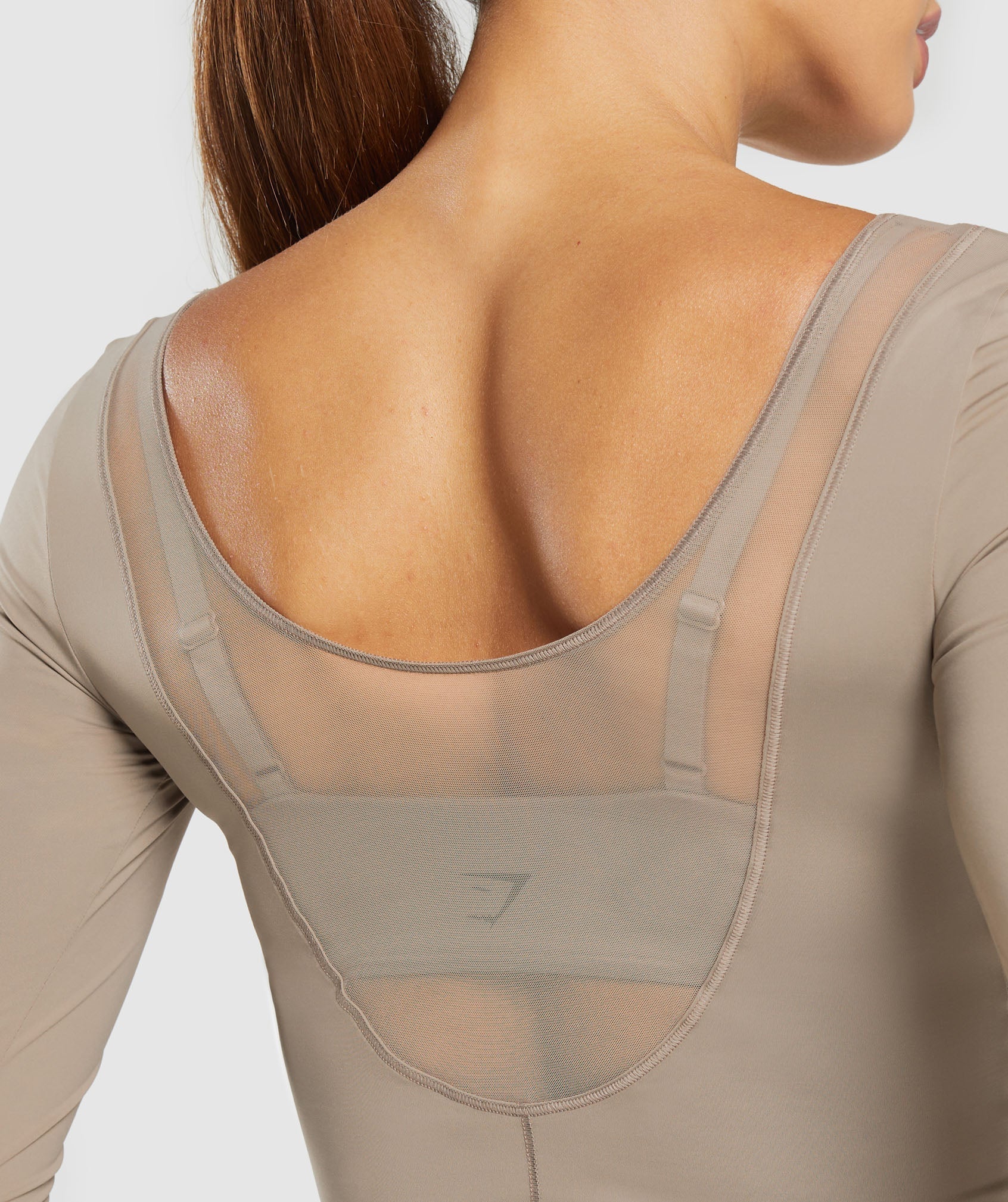 Women's Gymshark Elevate Long Sleeve Top Lifestyle Brown