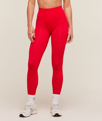 Women's Gymshark Energise Seamless Leggings Athletic Red