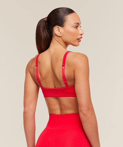 Women's Gymshark Energise Seamless Sports Bra Athletic Red