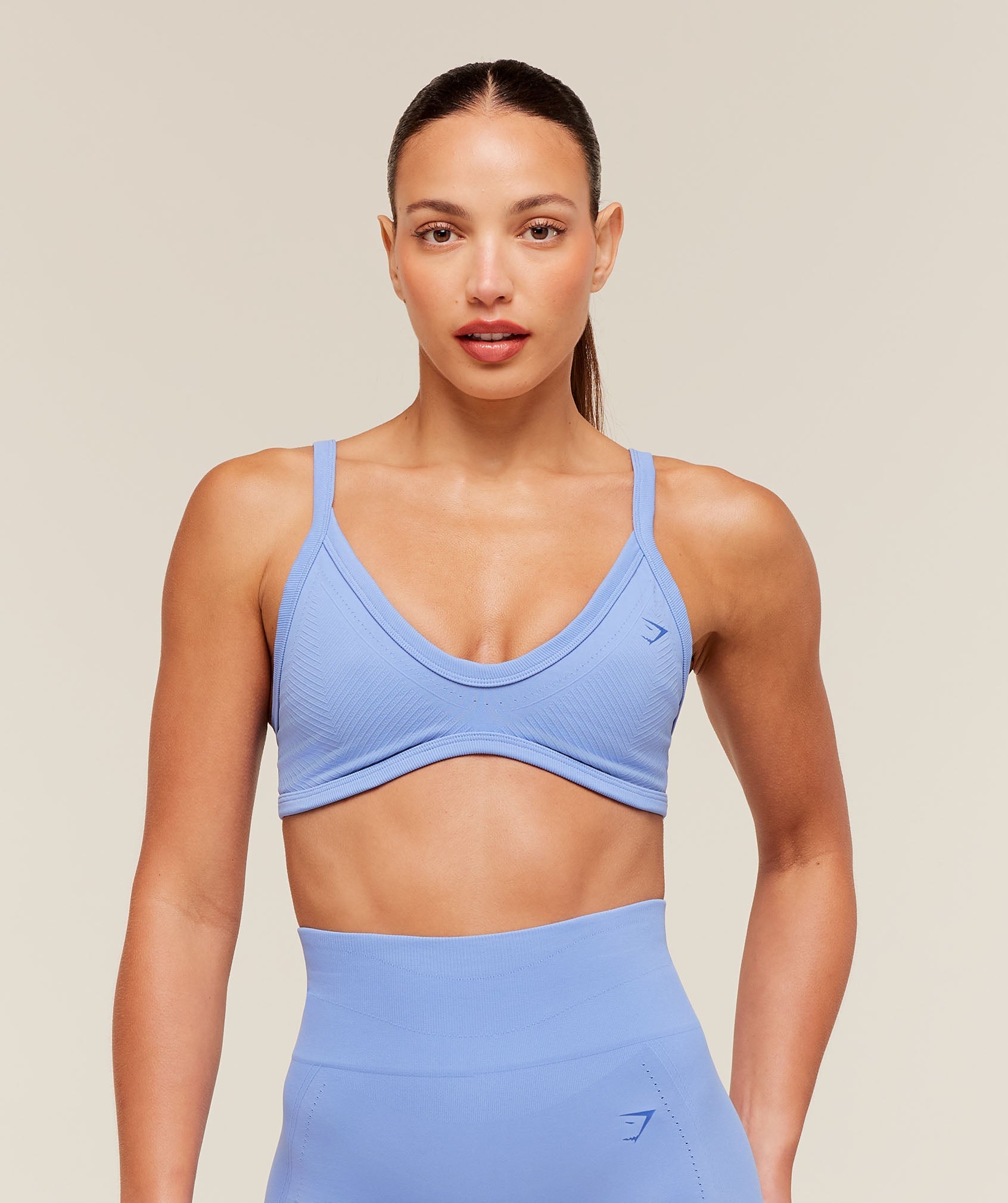 Women's Gymshark Energise Seamless Sports Bra Steady Purple