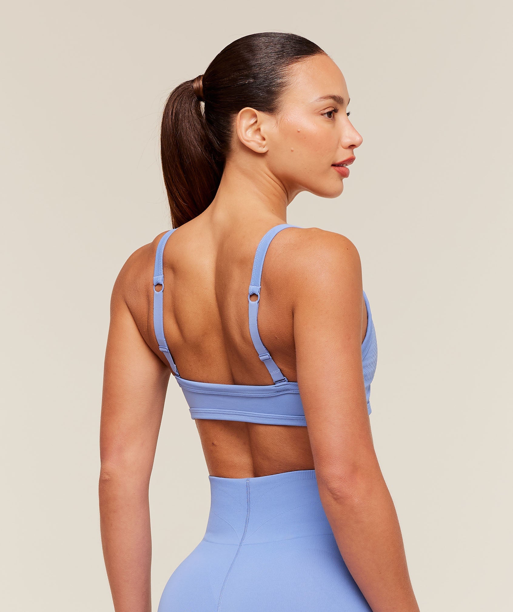 Women's Gymshark Energise Seamless Sports Bra Steady Purple