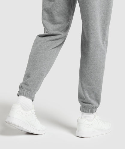 Gymshark Essential Oversized Joggers Charcoal Grey Marl