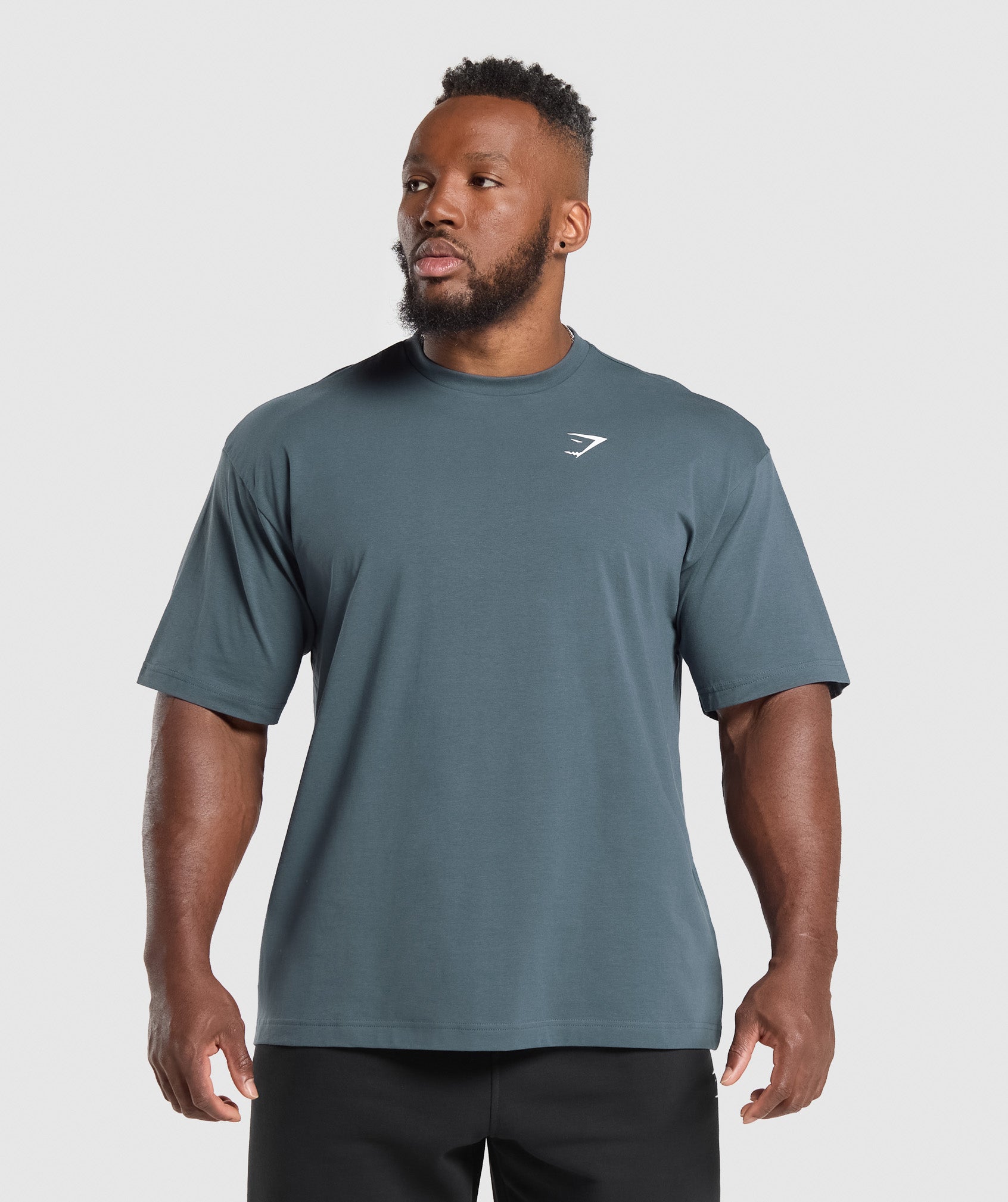 Gymshark Essential Oversized T-Shirt Titanium Blue