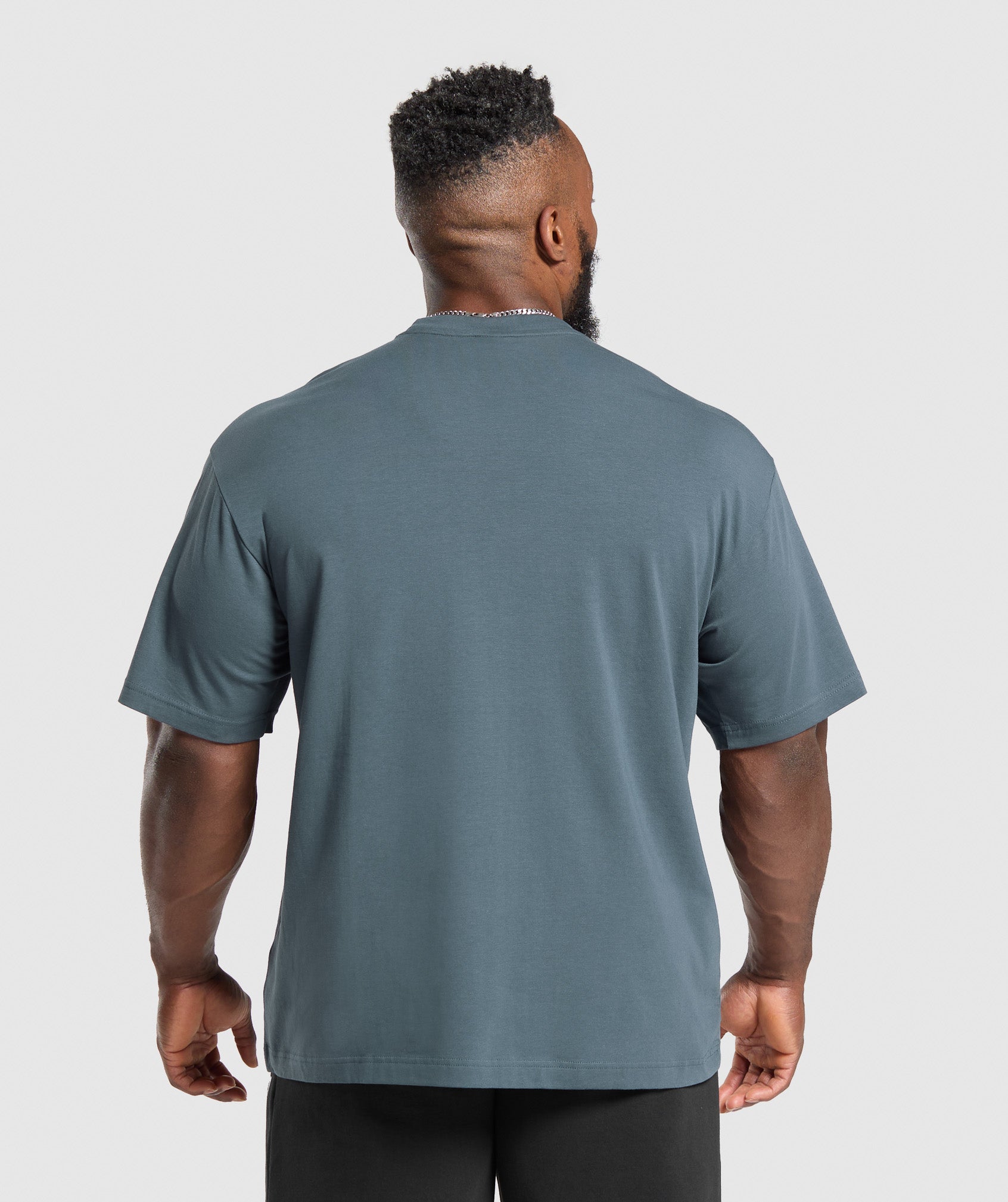 Gymshark Essential Oversized T-Shirt Titanium Blue