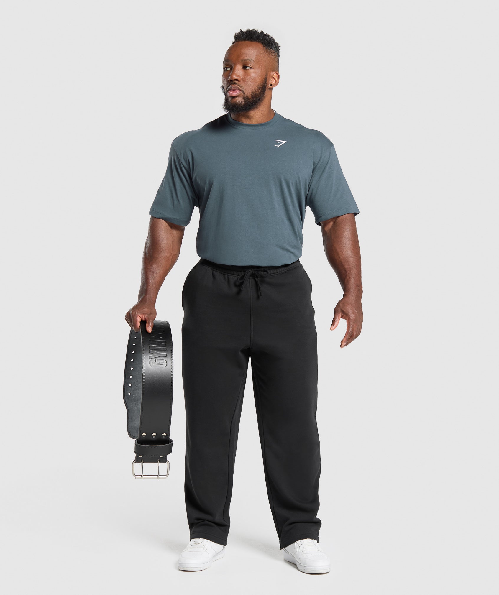 Gymshark Essential Oversized T-Shirt Titanium Blue