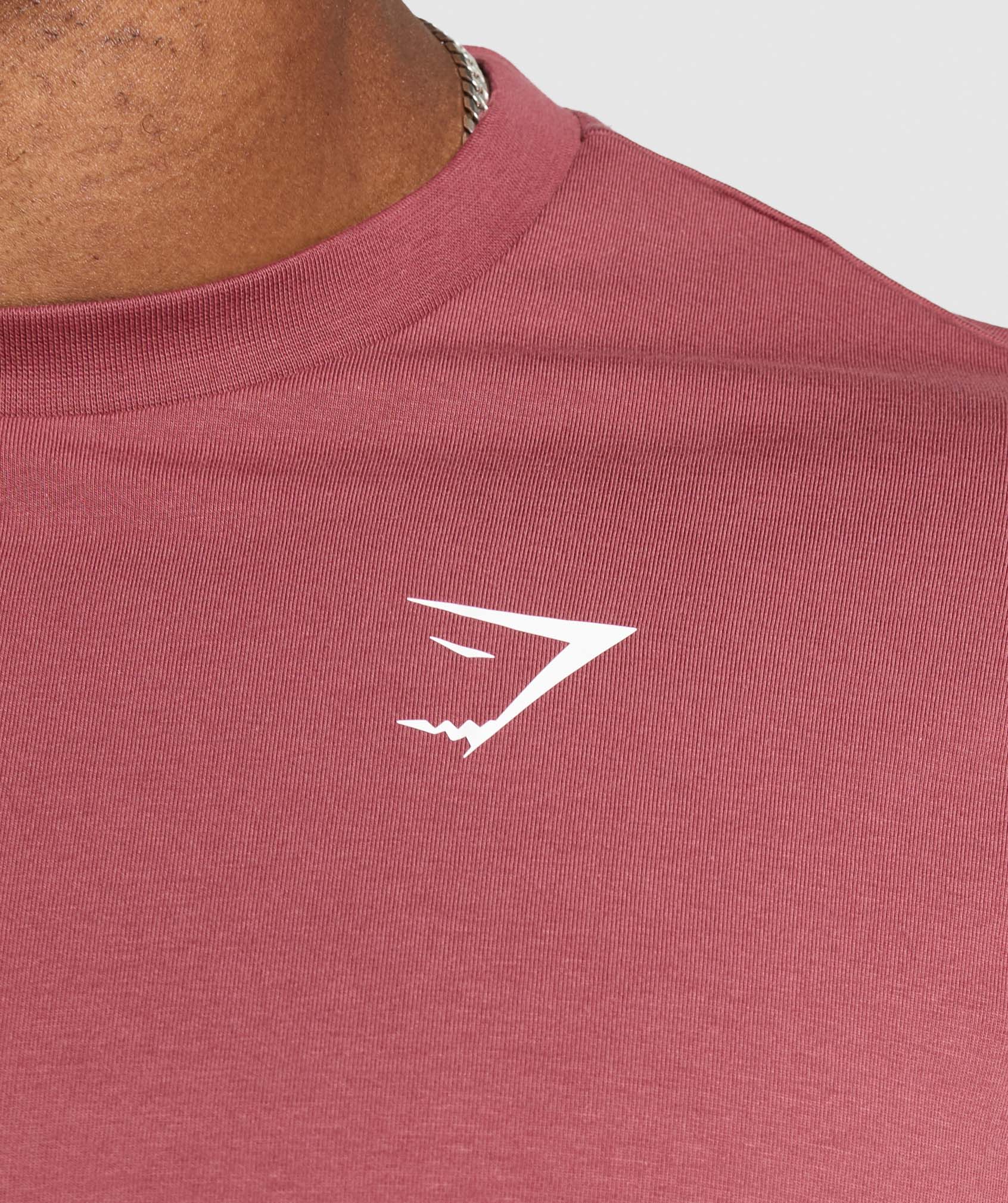 Gymshark Essential Oversized T-Shirt Washed Berry Pink