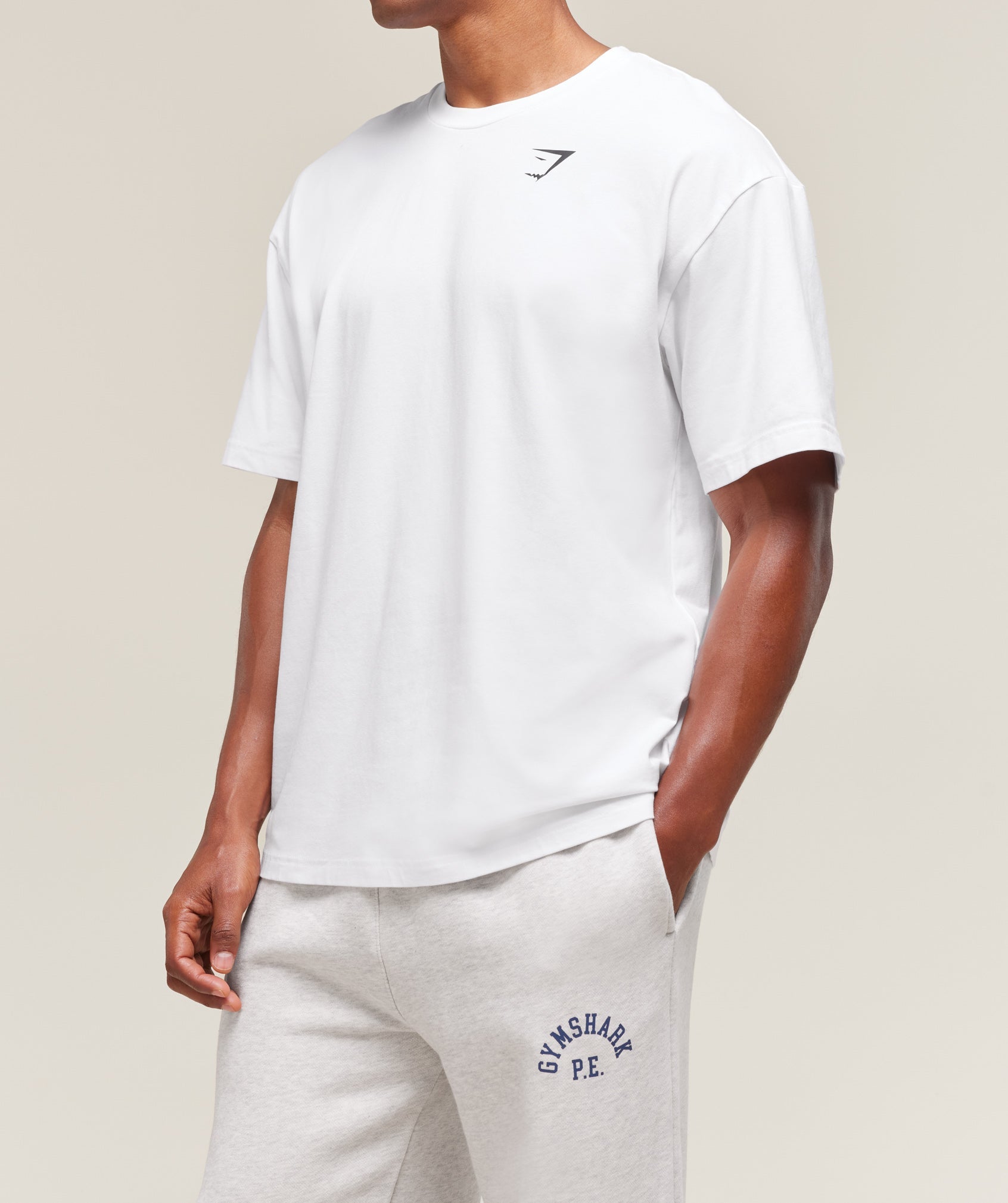 Gymshark Essential Oversized T-Shirt White