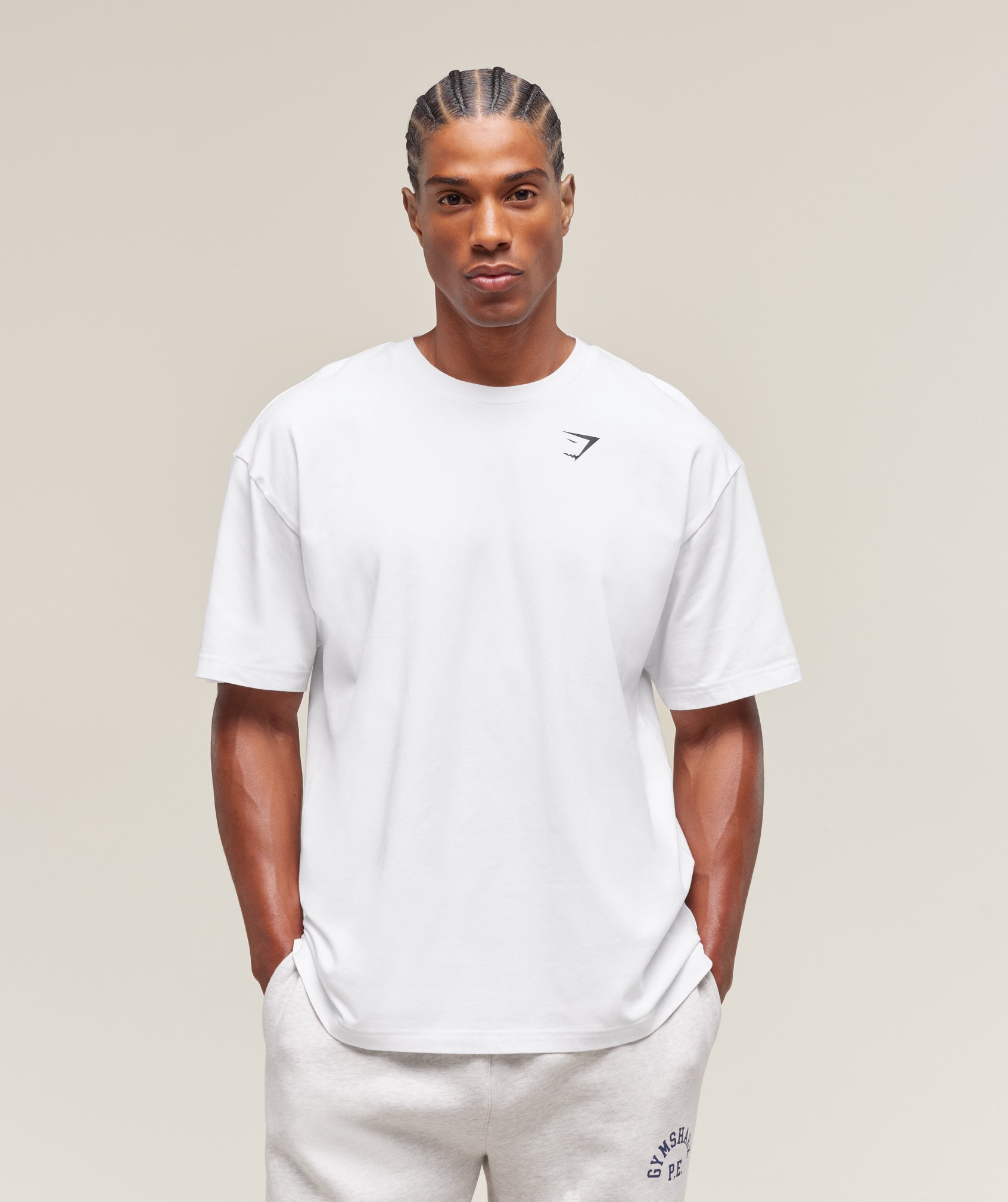 Gymshark Essential Oversized T-Shirt White