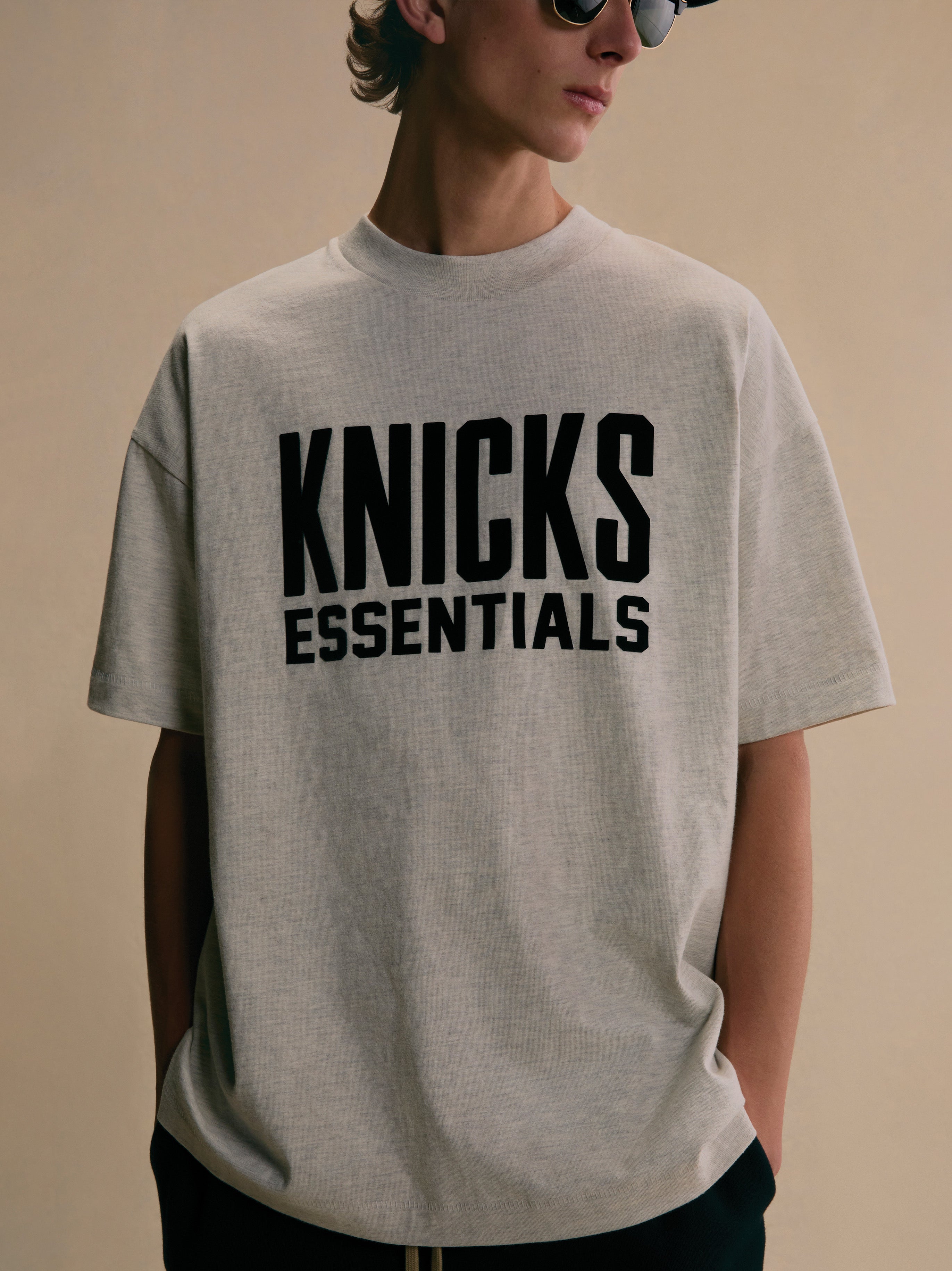 Essentials Essentials Knicks Tee Light Heather