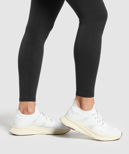 Women's Gymshark Training Foldover Leggings Black