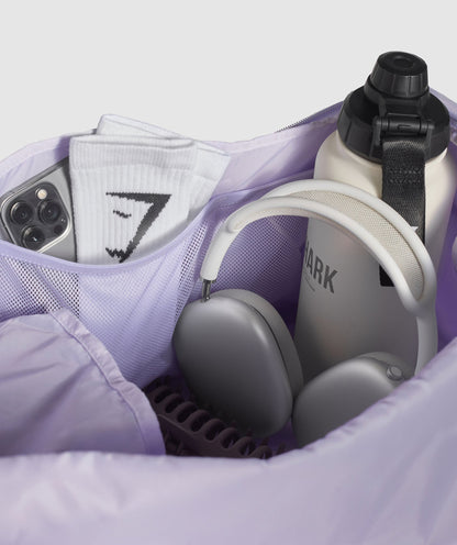 Women's Gymshark Everyday Holdall Small Fresh Lilac