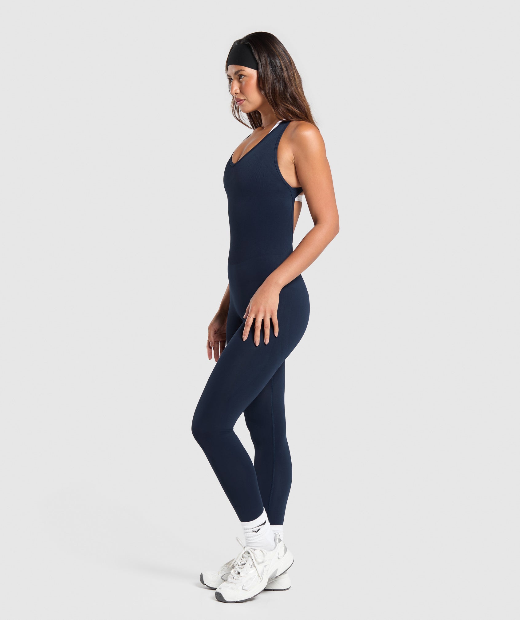 Women's Gymshark Everyday Seamless All In One Navy