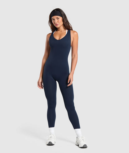 Women's Gymshark Everyday Seamless All In One Navy
