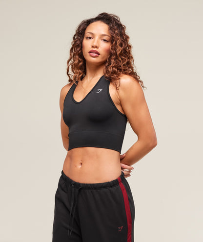 Women's Gymshark Everyday Seamless Crop Tank Black