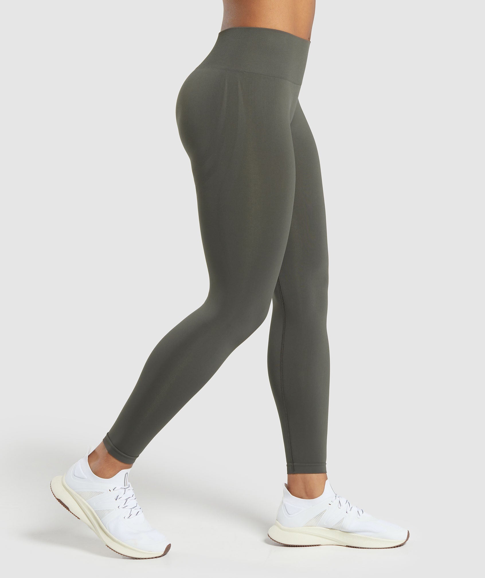 Women's Gymshark Everyday Seamless Leggings Strength Green