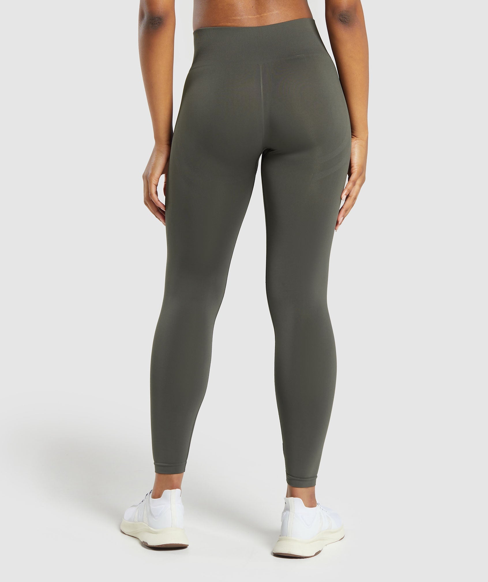 Women's Gymshark Everyday Seamless Leggings Strength Green