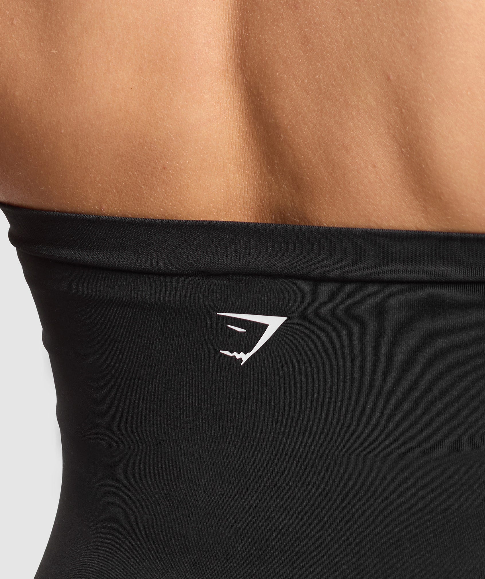 Women's Gymshark Everyday Seamless Midi Tube Top Black