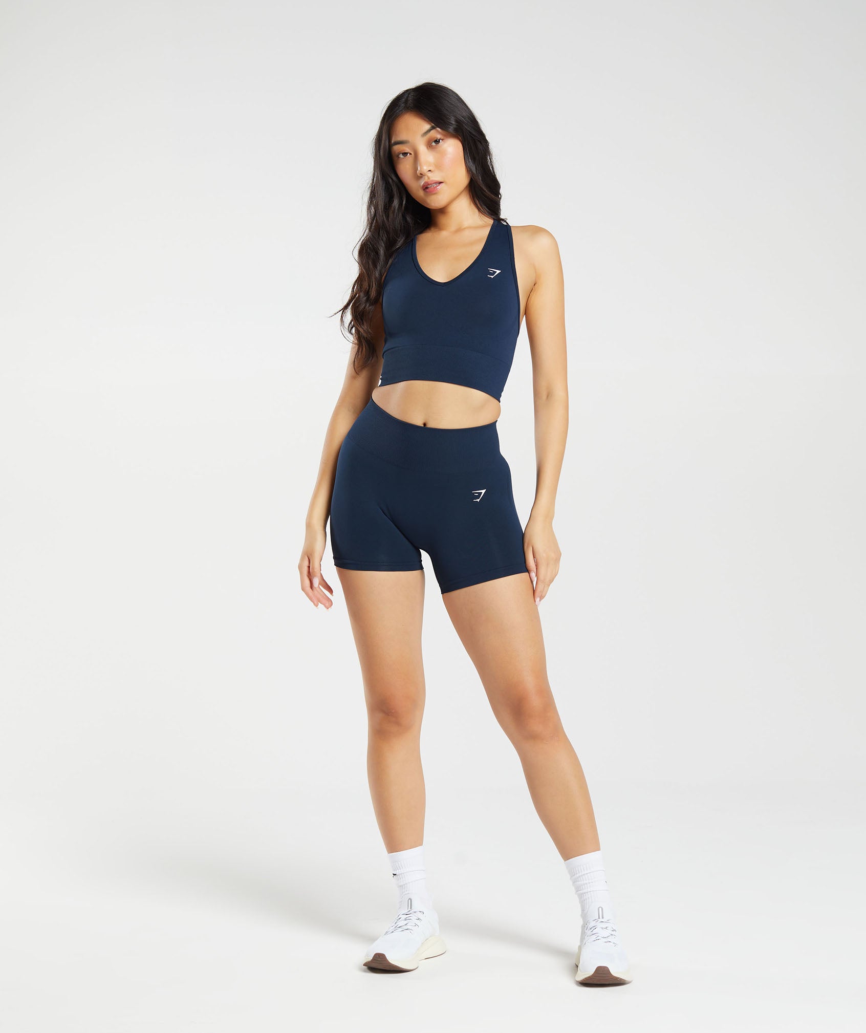 Women's Gymshark Everyday Seamless Shorts Navy