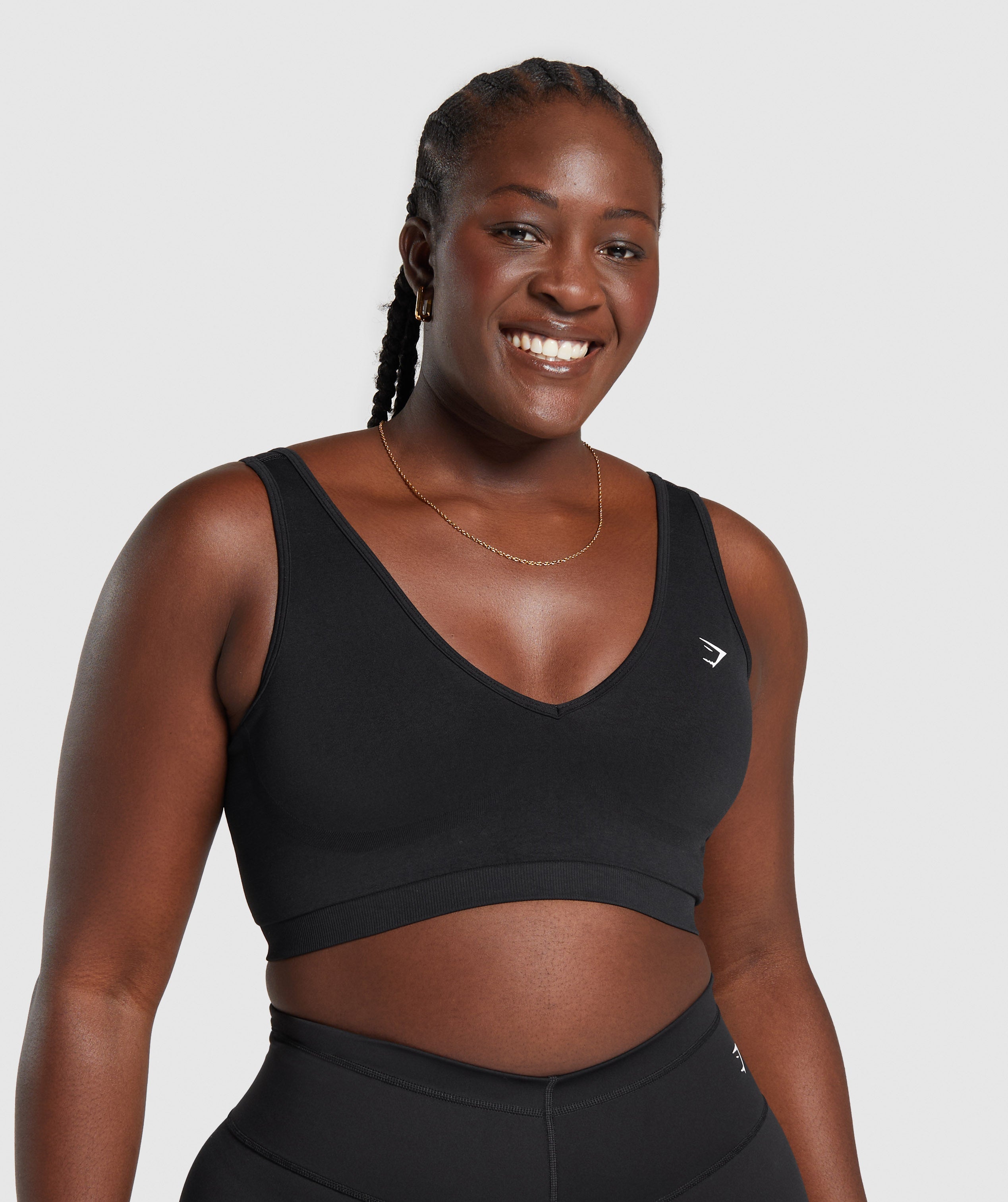 Women's Gymshark Everyday Seamless Sports Bra Black