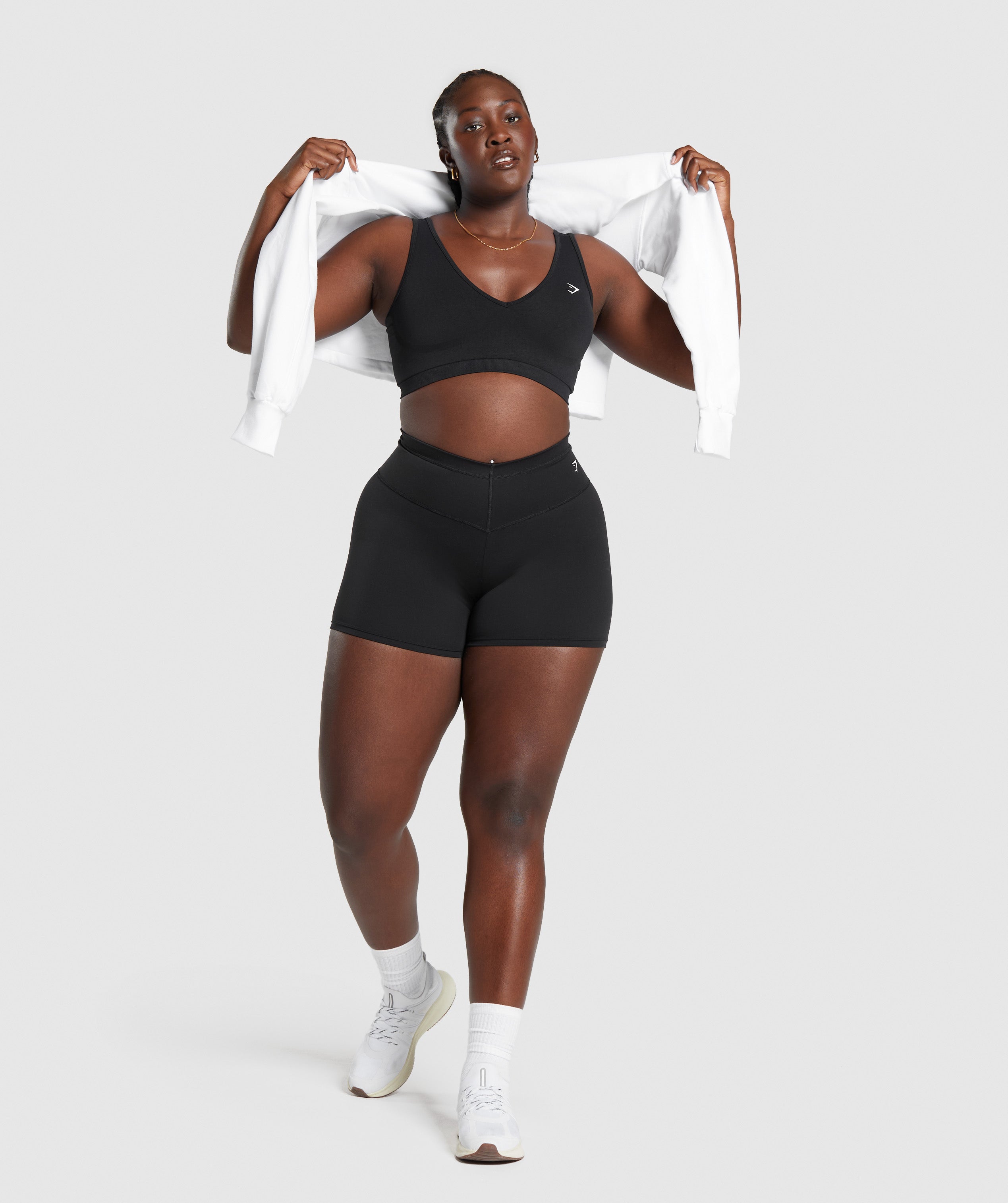 Women's Gymshark Everyday Seamless Sports Bra Black