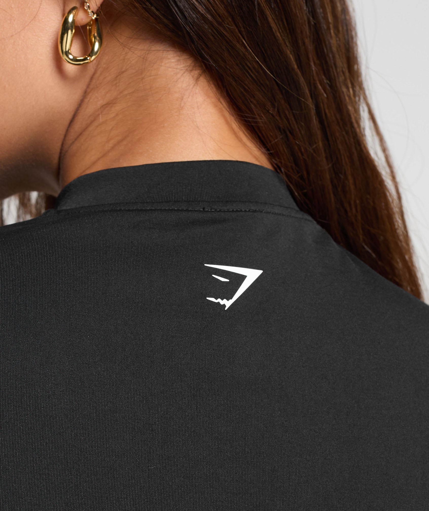 Women's Gymshark Everyday Seamless Zip Tracktop Black