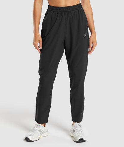 Women's Gymshark Everyday Woven Pants Black