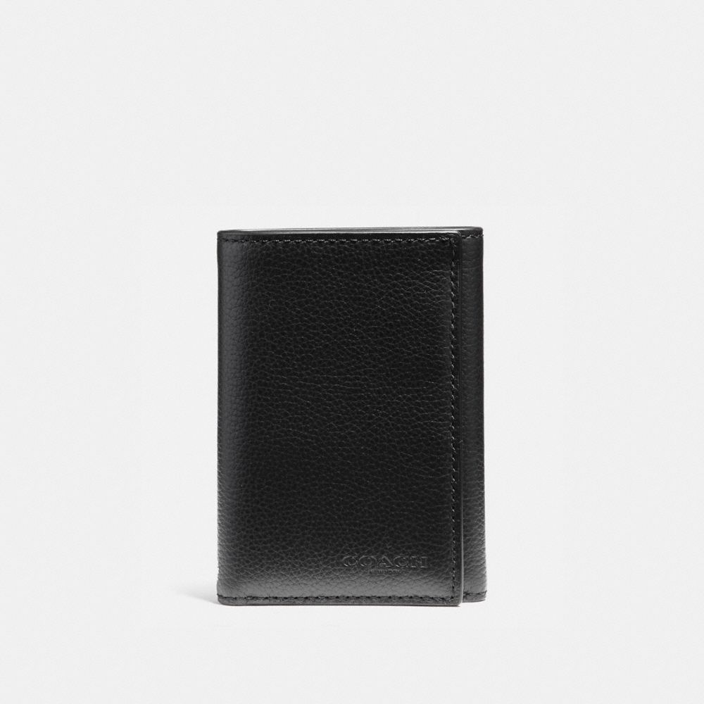 Coach Trifold Wallet Black