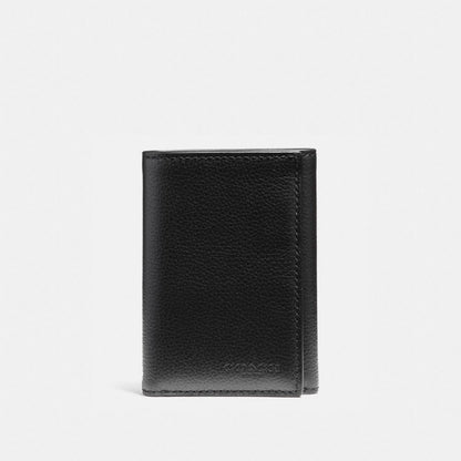 Coach Trifold Wallet Black