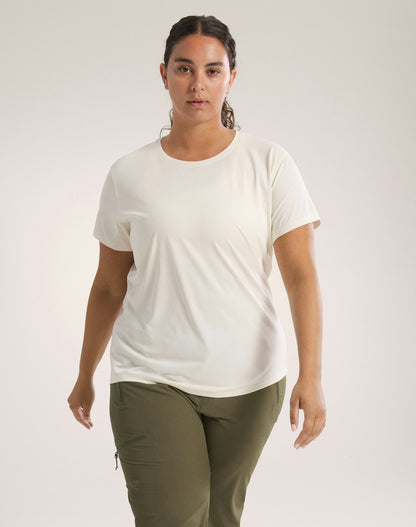 Arc'teryx Outlet Taema Crew Neck Shirt SS Women's Arctic Silk Heather