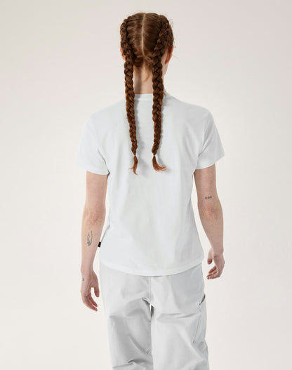 Arc'teryx Outlet Arc'Word Cotton T-Shirt Women's White Light Solitude