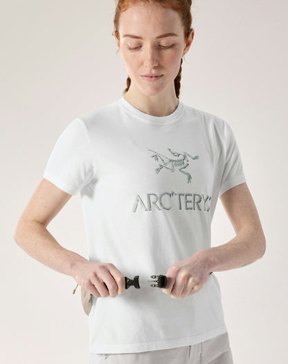 Arc'teryx Arc'Word Cotton T-Shirt Women's - White Light / Solitude