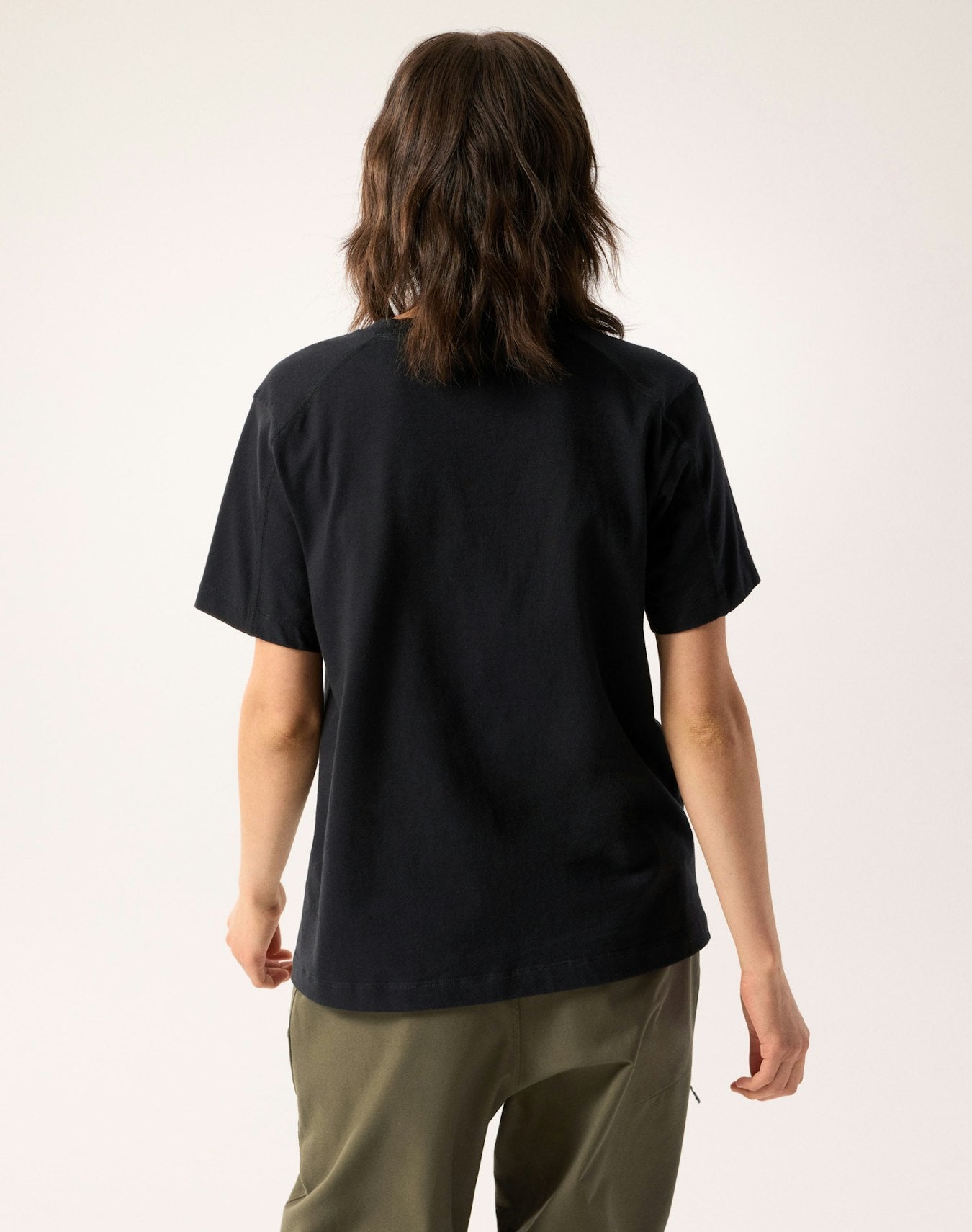Arc'teryx Kragg Cotton Little Bird Crew Shirt SS Women's - Black/Black