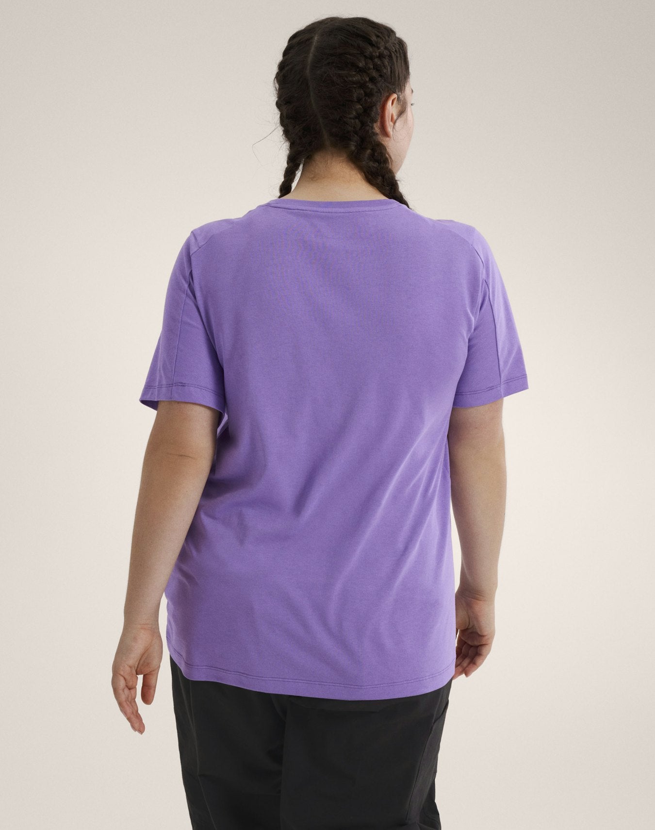 Arc'teryx Outlet Kragg SL Cotton Emblem Crew Shirt SS Women's Aster