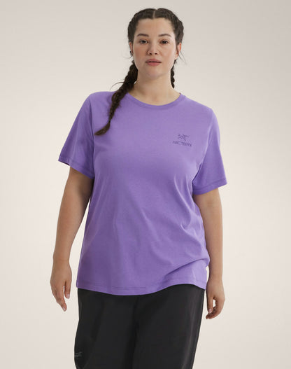 Arc'teryx Outlet Kragg SL Cotton Emblem Crew Shirt SS Women's Aster