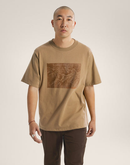 Arc'teryx Kragg Cotton Lithographica Shirt SS Men's - Canvas