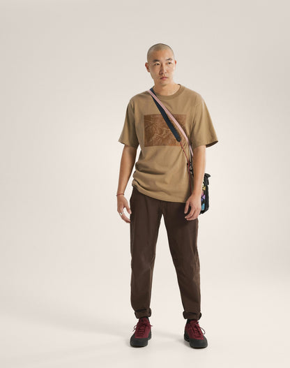 Arc'teryx Kragg Cotton Lithographica Shirt SS Men's - Canvas